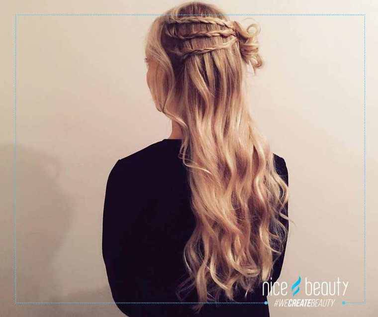 Sød håropsætning til konfirmanden Sød håropsætning til konfirmanden