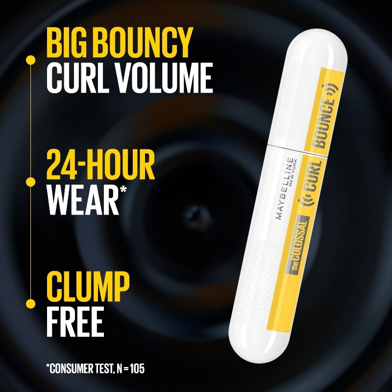 Maybelline The Colossal Mascara Curl Bounce Waterproof Ml Black