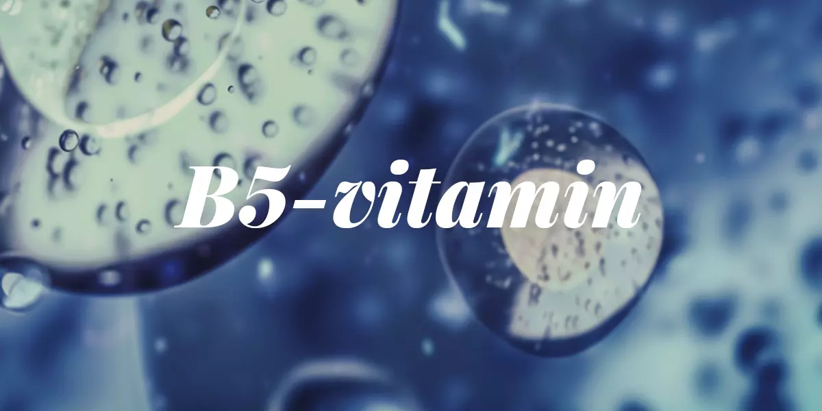Sådan fungerer B5-vitamin