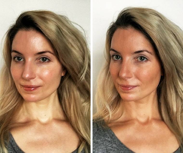 Fra vinterbleik til solbrun på et par minutter.