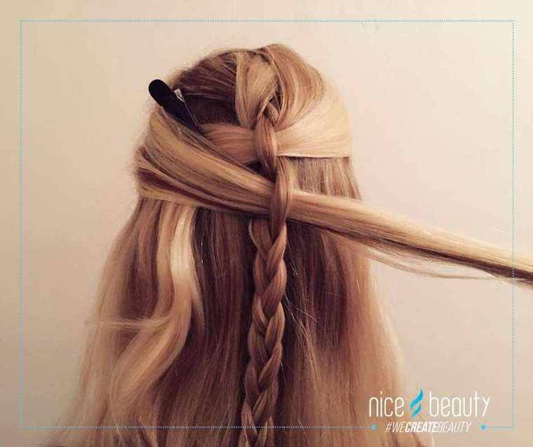 Een nieuwe manier om het haar te vlechten!