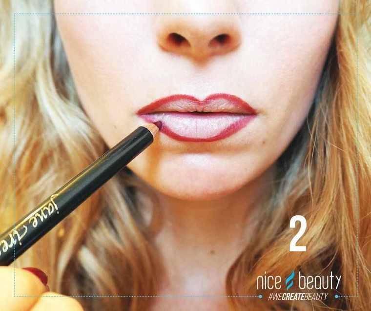 Vakre røde lepper med Jane Iredale.