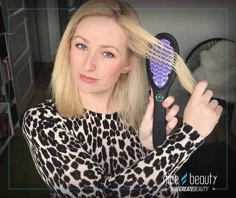 Soepele krullen met de Dafni haarborstel