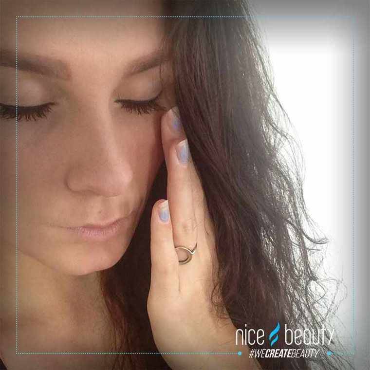 Schöne, junge Augen mit Rønsbøl!