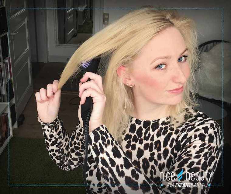 Soepele krullen met de Dafni haarborstel