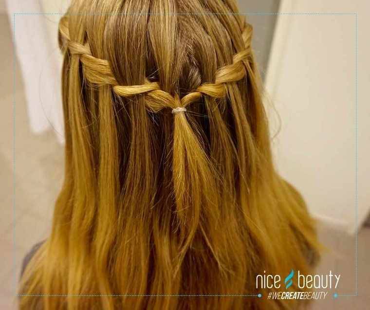 Wasserfall-Flechten in 8 einfachen Schritten