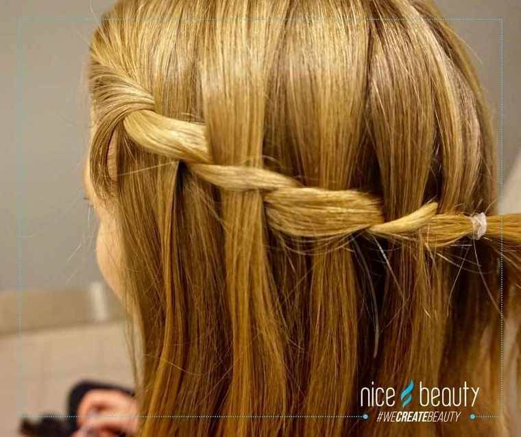 Wasserfall-Flechten in 8 einfachen Schritten