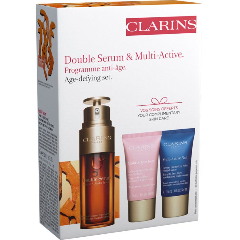 Clarins Double Serum & Multi-Active Gift Set (Limited Edition) thumbnail