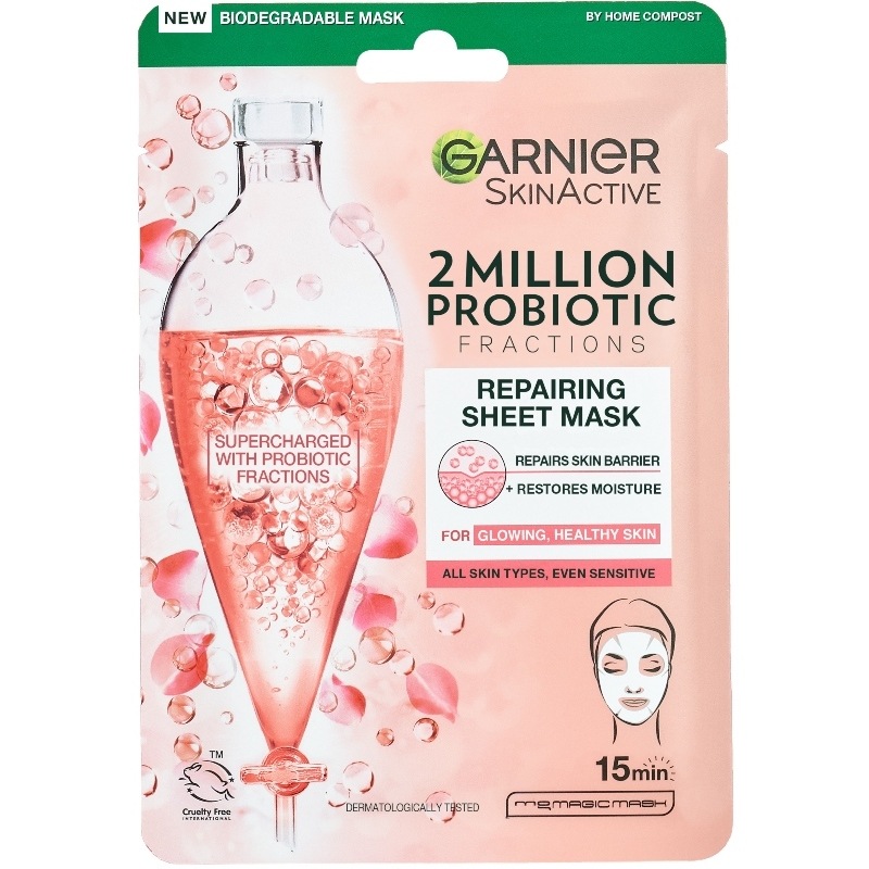 Garnier Skinactive 2 Million Probiotics Fractions Repairing Sheet Mask 1 Piece thumbnail