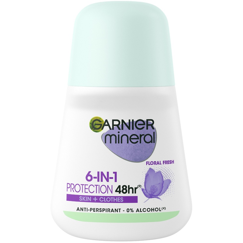 Garnier Mineral 6-in-1 Protection 48H Deo Roll-On 50 ml thumbnail