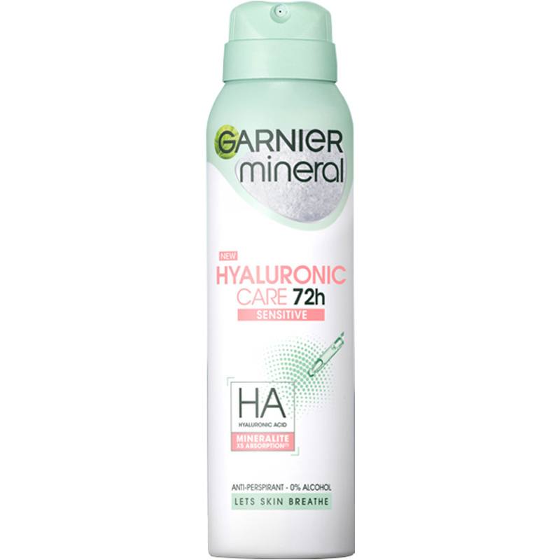 sej Uundgåelig Lim Garnier Mineral Hyaluronic 72H Deo Spray 150 ml - Se her - Nicehair.dk
