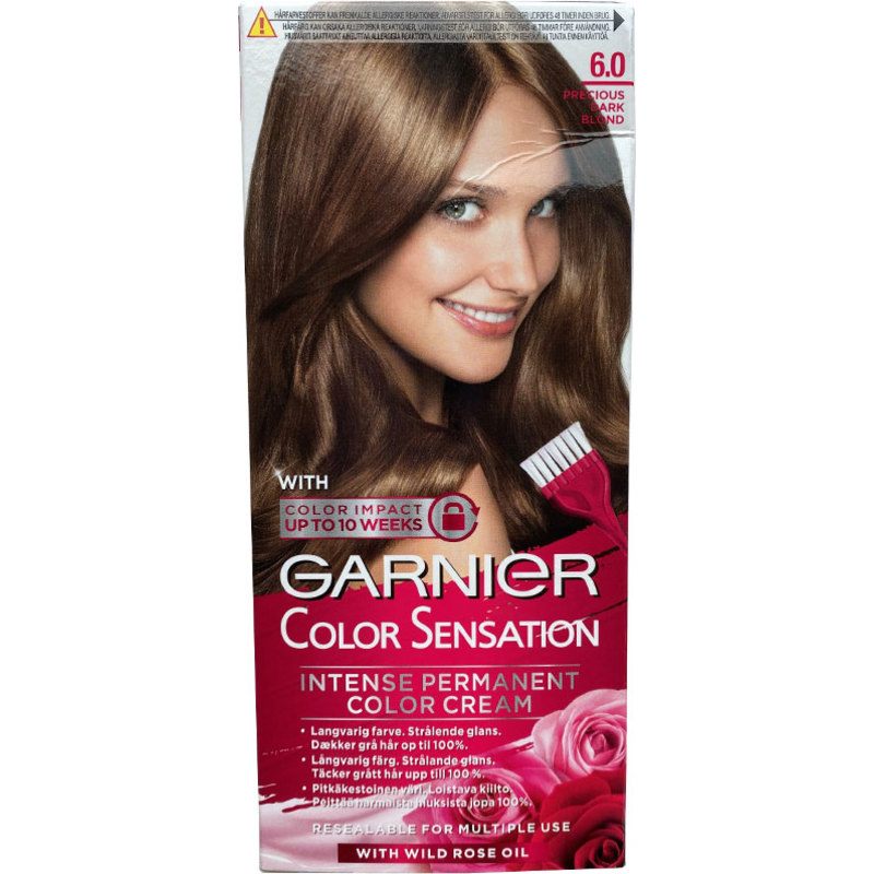 Garnier Color Sensation Intense Permanent Color - 6.0 Precious Dark Blond thumbnail