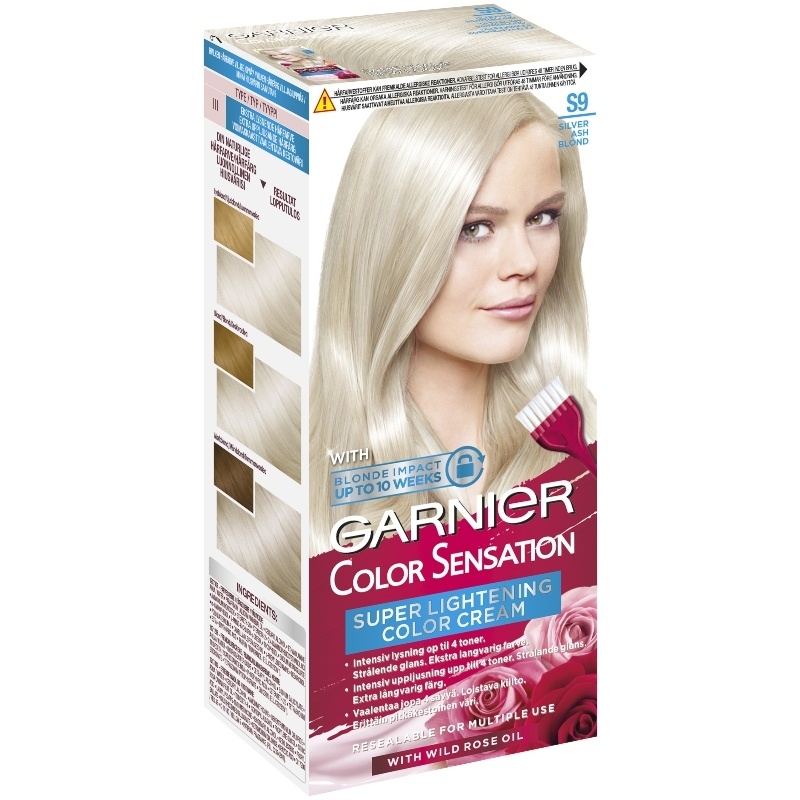 Garnier Color Sensation Super Lightening Permanent Color - S9 Silver Ash Blond thumbnail