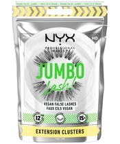NYX Prof. Makeup Jumbo Lash! Vegan False Lashes 10 gr. - 01 Extension Clusters