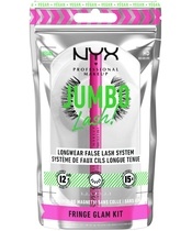NYX Prof. Makeup Jumbo Lash! Longwear False Lash System Fringe Glam Kit