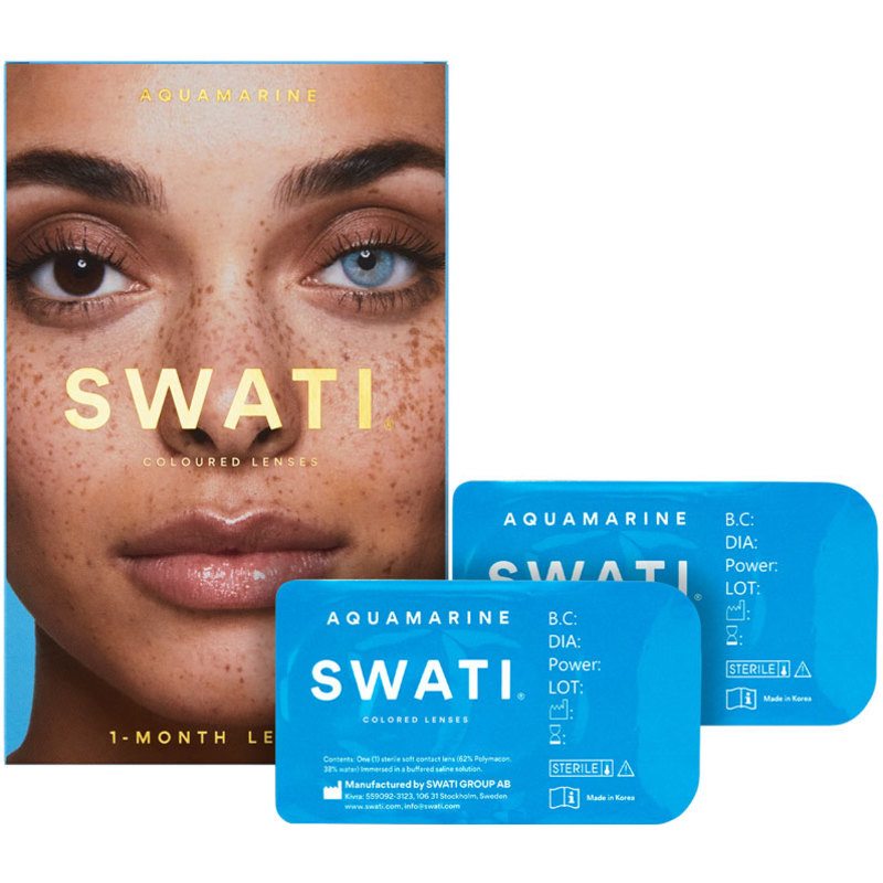SWATI Cosmetics 1 Month Lenses - Aquamarine thumbnail