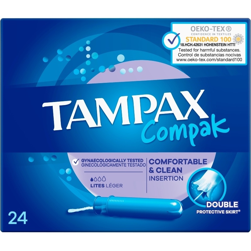 Tampax Compak Tampons 24 Pieces - Lite thumbnail