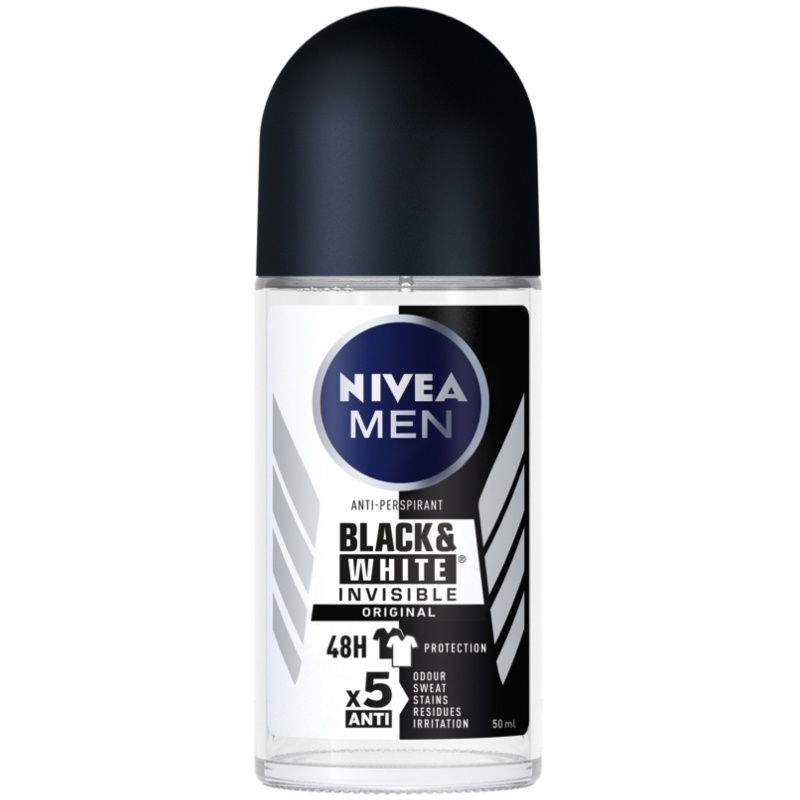 Nivea Men Black & White Invisible Roll-On 50 ml thumbnail