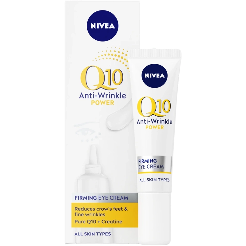 Se Nivea Q10 Power Anti-Wrinkle + Firming Eye Cream 15 ml hos NiceHair.dk