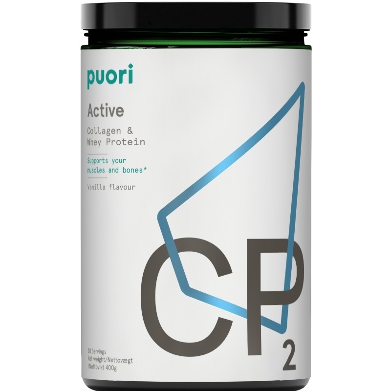 1: Puori Active CP2 Collagen & Whey Protein 400 gr. - Vanilla