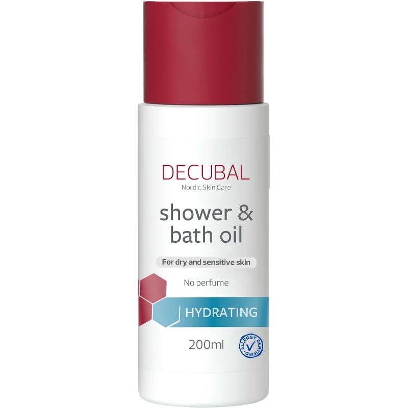 Decubal Hydrating Shower og Bath Oil 200 ml