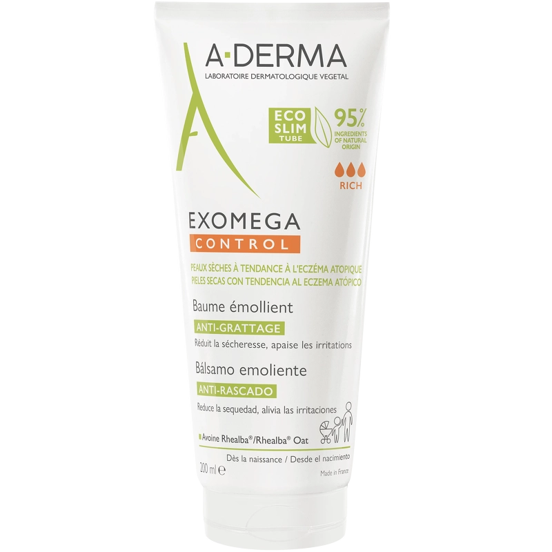 A DERMA Exomega Control Balm 200 Ml L s Mere Her Nicehair dk