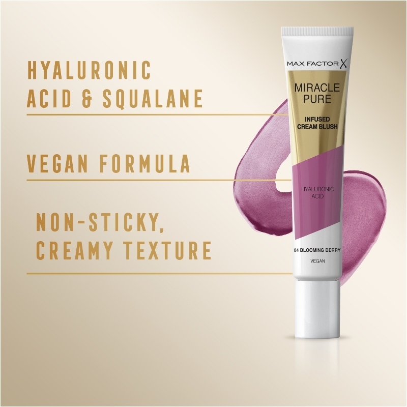 Max Factor Miracle Pure Infused Cream Blush 15 ml 04 Blooming Berry