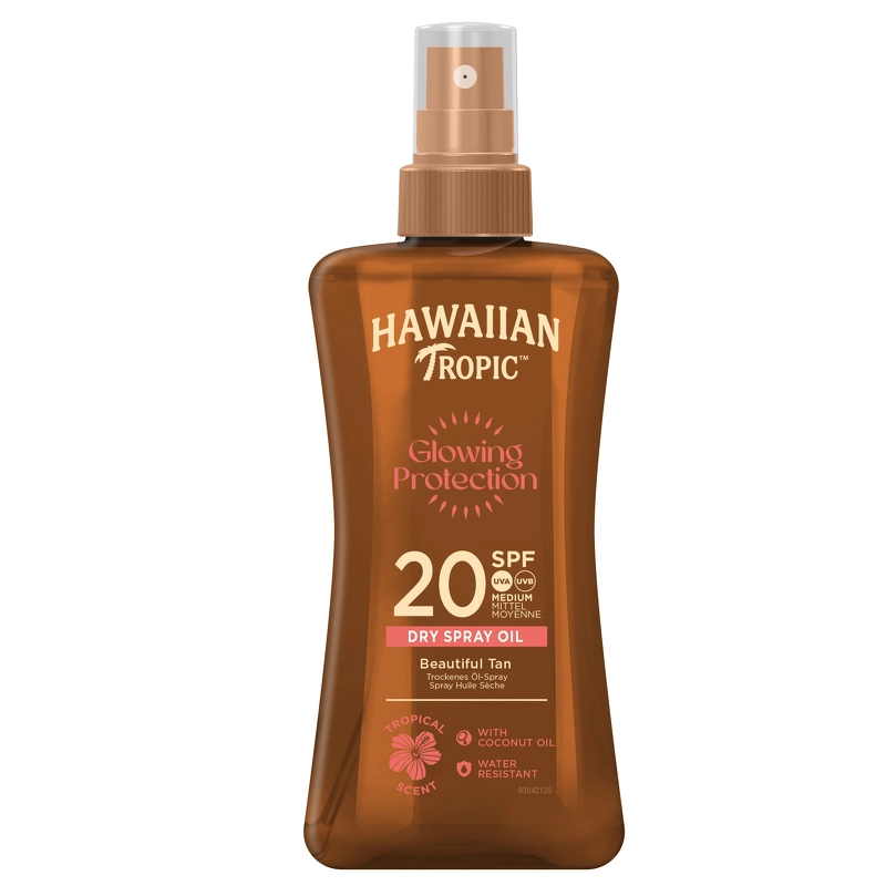 Hawaiian Tropic Glowing Protection Dry Oil Spray SPF 20 - 200 ml
