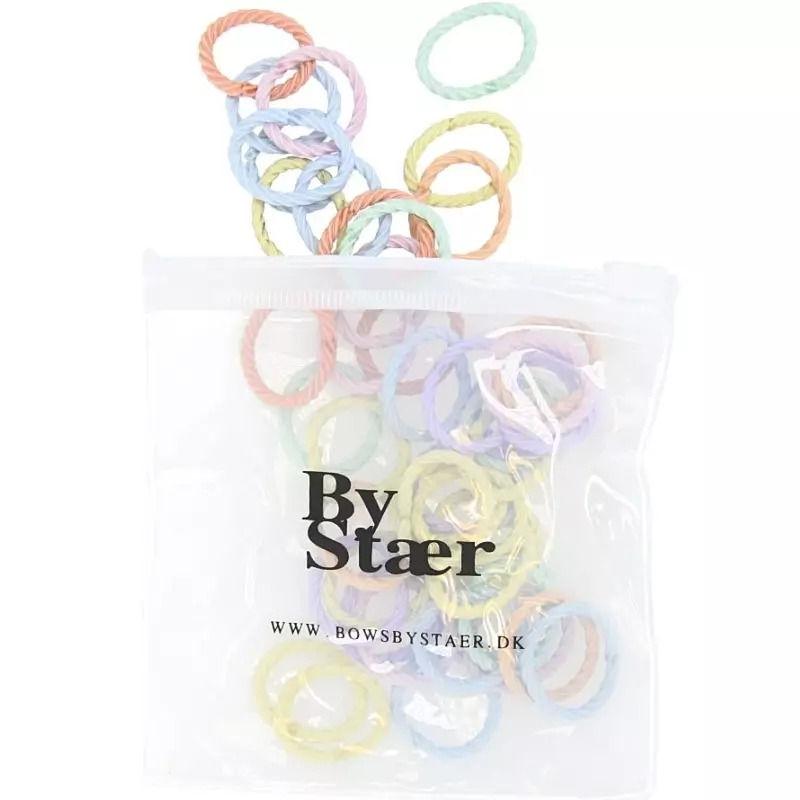 By Stær Mini Hairbands 50 pieces - Mix 5