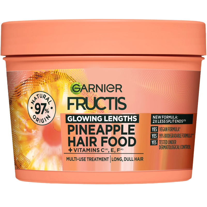 Garnier Fructis Pineapple Hair Food Glowing Lengths Multi-Use Treatment 400 ml