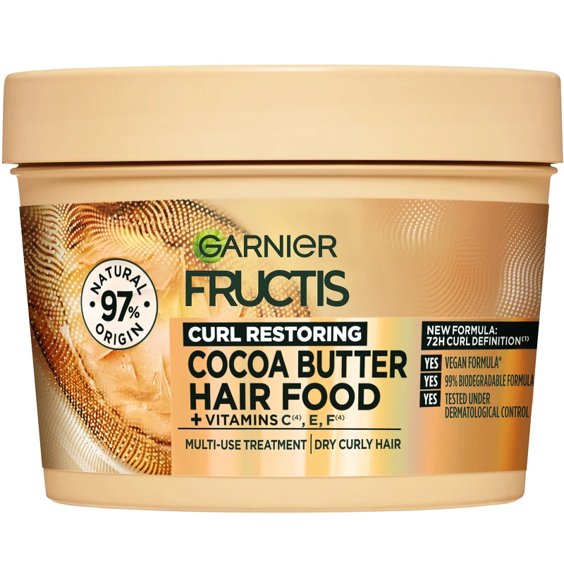 Vintilbud Garnier Fructis Hair Food Cocoa Butter Mask 400 ml køb billig