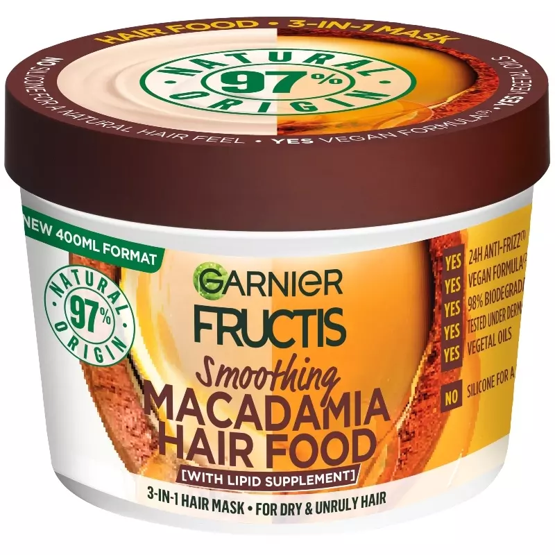Garnier Fructis Hair Food Macadamia Mask 400 ml thumbnail
