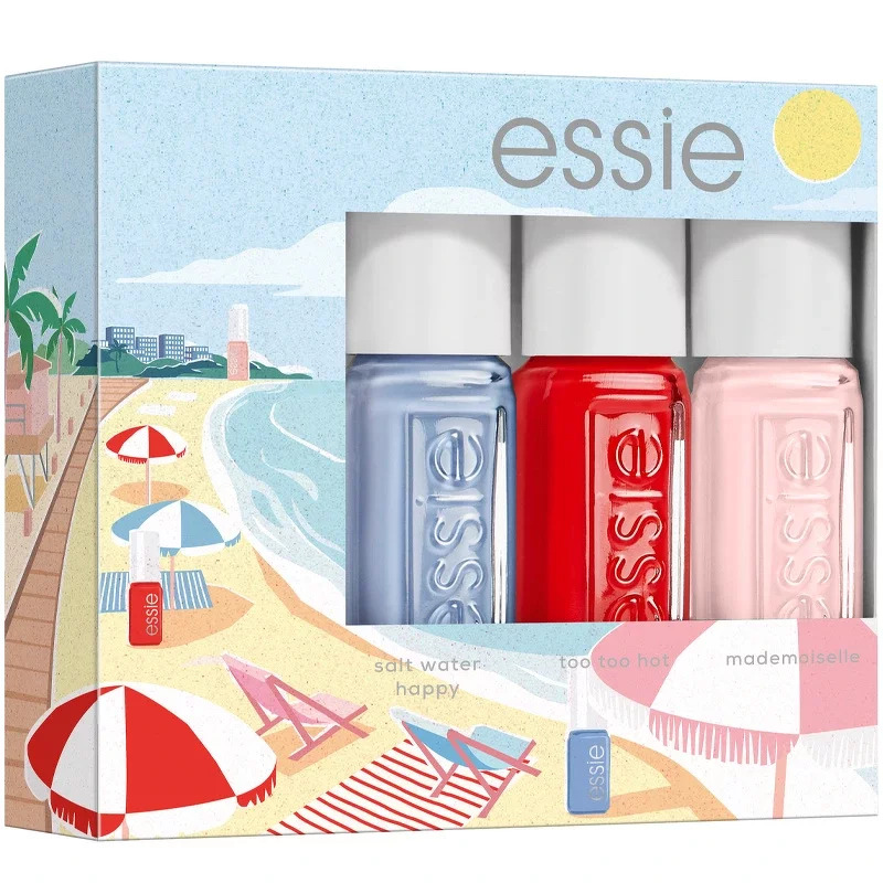 Essie Summer Mini Trio Kit 3 x 5 ml - Seaside Dinner thumbnail