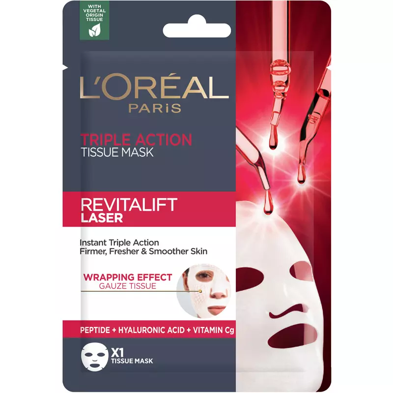 L&#39;Oreal Paris Revitalift Laser Triple Action Sheet Mask 1 Piece