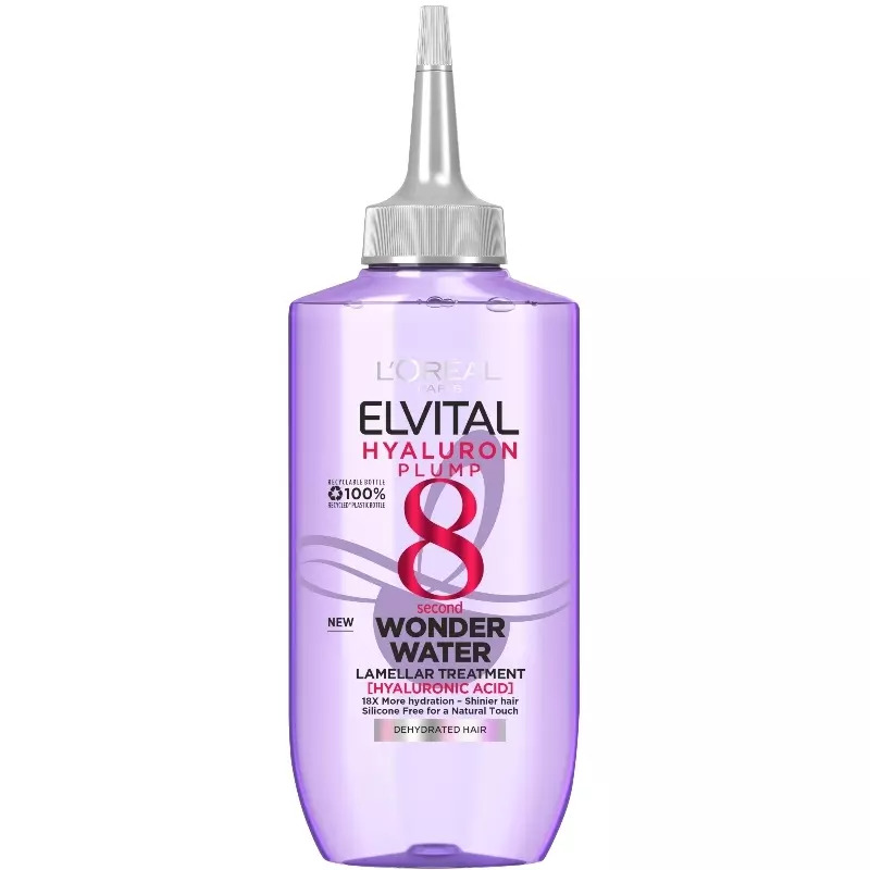 Loreal Paris Elvital Hyaluron Plump 8 Second Wonder Water Lamellar Treatment 200 ml