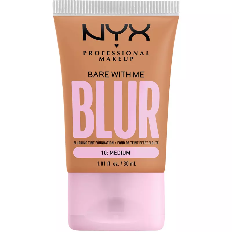 NYX Prof. Makeup Bare With Me Blur Tint Foundation 30 ml - 10 Medium thumbnail