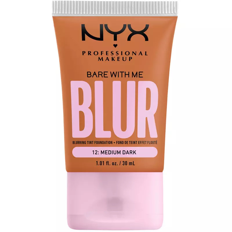 NYX Professional Makeup Bare With Me Blur Tint Foundation 12 Medium Dark - 30 ml