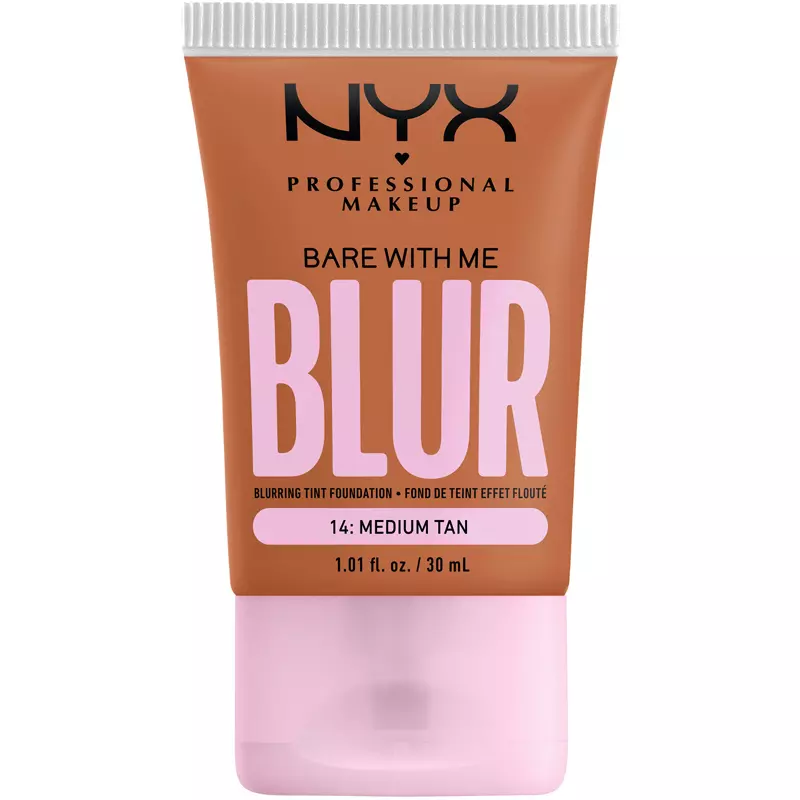 NYX Prof. Makeup Bare With Me Blur Tint Foundation 30 ml - 14 Medium Tan thumbnail