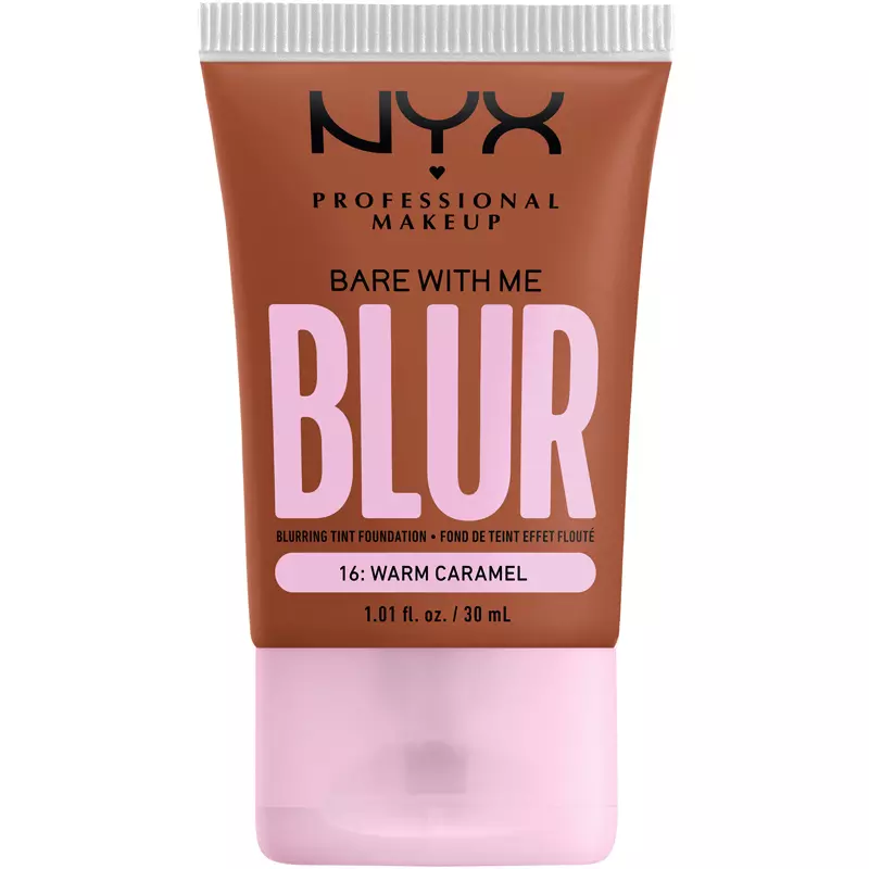 NYX Prof. Makeup Bare With Me Blur Tint Foundation 30 ml - 16 Warm Caramel thumbnail
