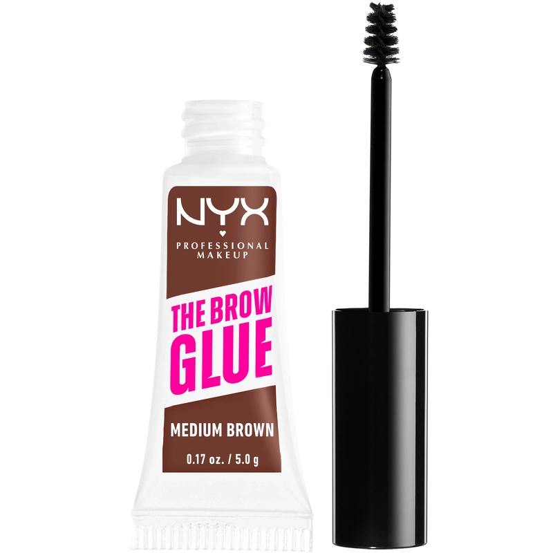 NYX Prof. Makeup The Brow Glue Instant Styler 5 gr. - 03 Medium Brown