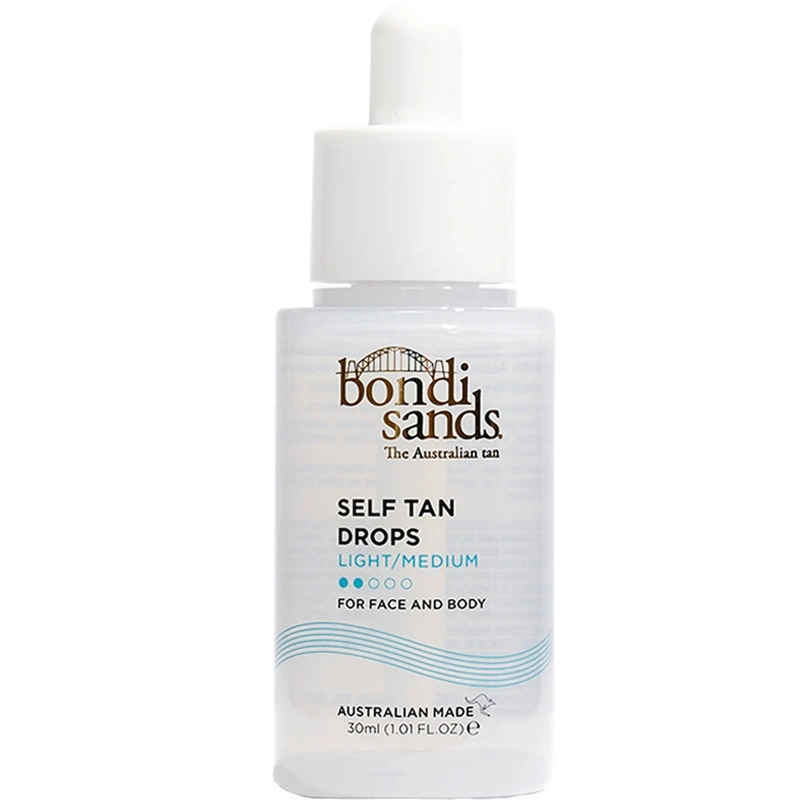 Se Bondi Sands Self Tan Drops Light/Medium 30 ml hos NiceHair.dk