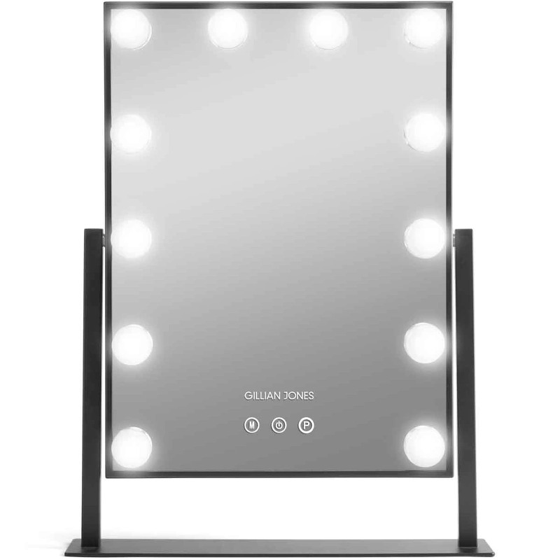 Gillian Jones LED Makeup Artist Touch Mirror - Black 10259-00 - Black 1 pieces - Black