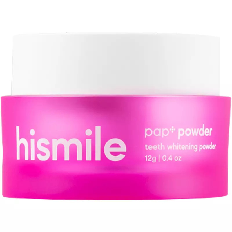 Hismile PAP + Whitening Powder Simply apply, dip, brush for a whiter & brighter smile - 12 g