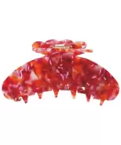 By Stær AGNES Hair Clip Large - Orange/ Pink Mix