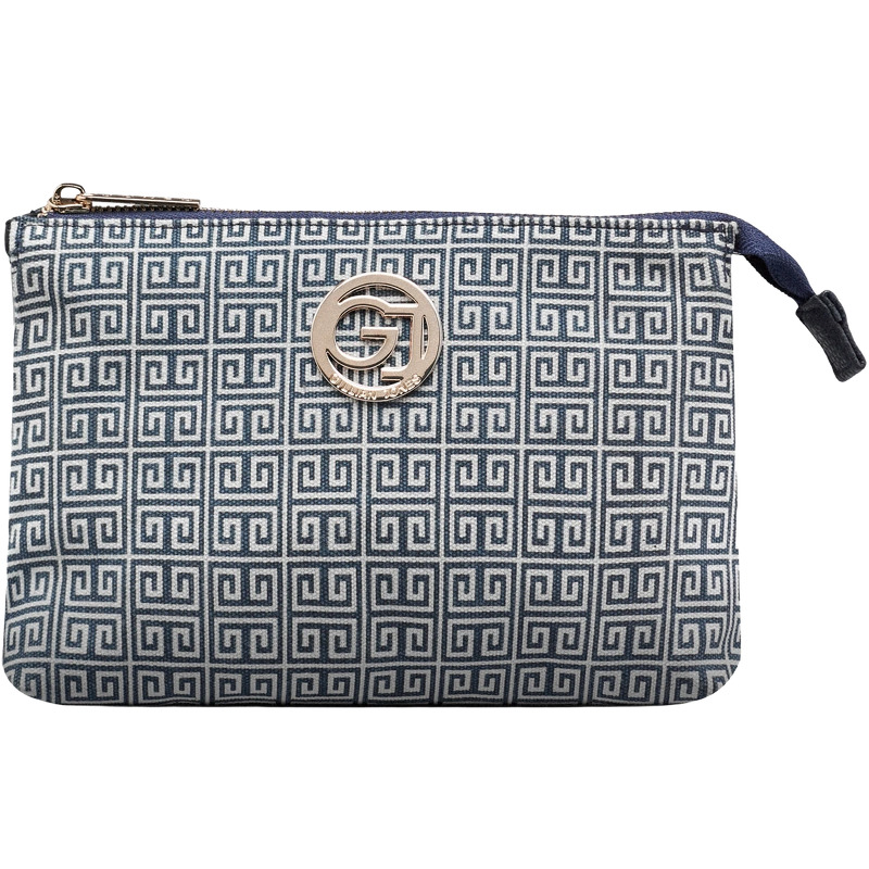 Gillian Jones Cosmetics Bag - Santorini Print 10027-13