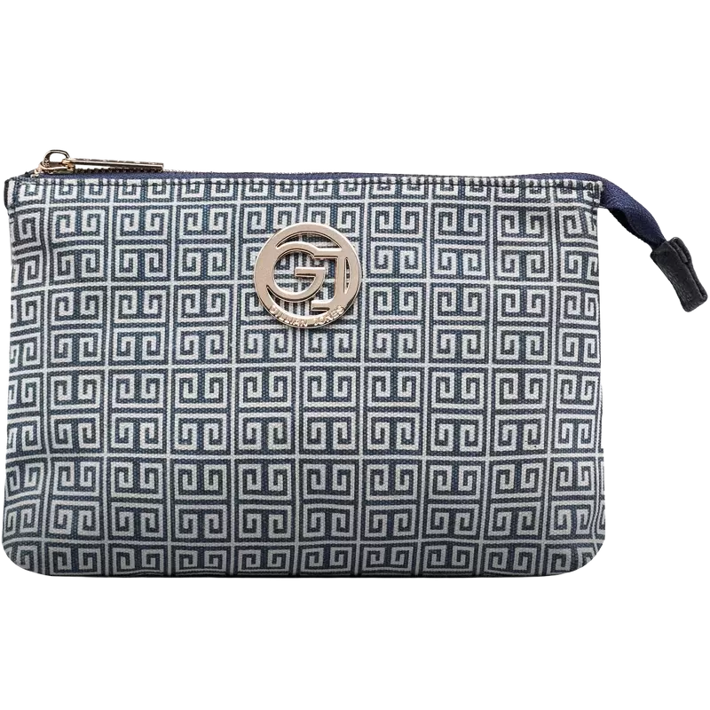 Gillian Jones Cosmetics Bag - Santorini Print 10027-13