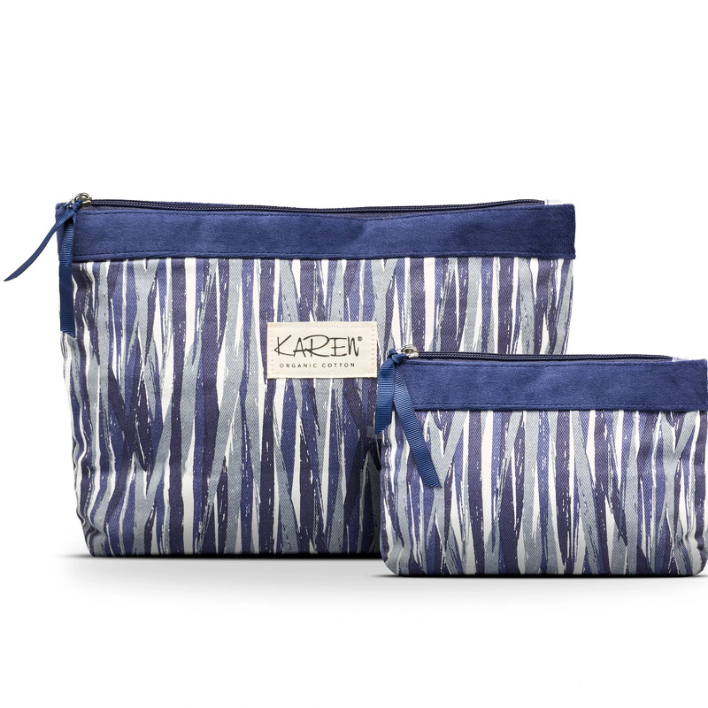 Karen Cosmetic Bag - Santorini Print 10781-131 - 2 pieces