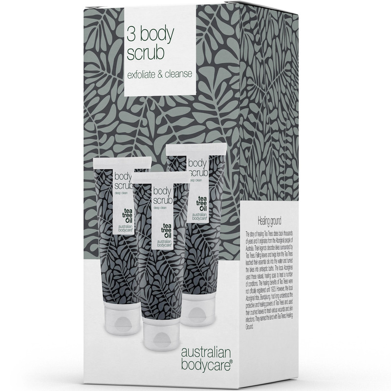 Australian Bodycare 3x Body Scrub - Exfoliate & Cleanse (1 sæt)
