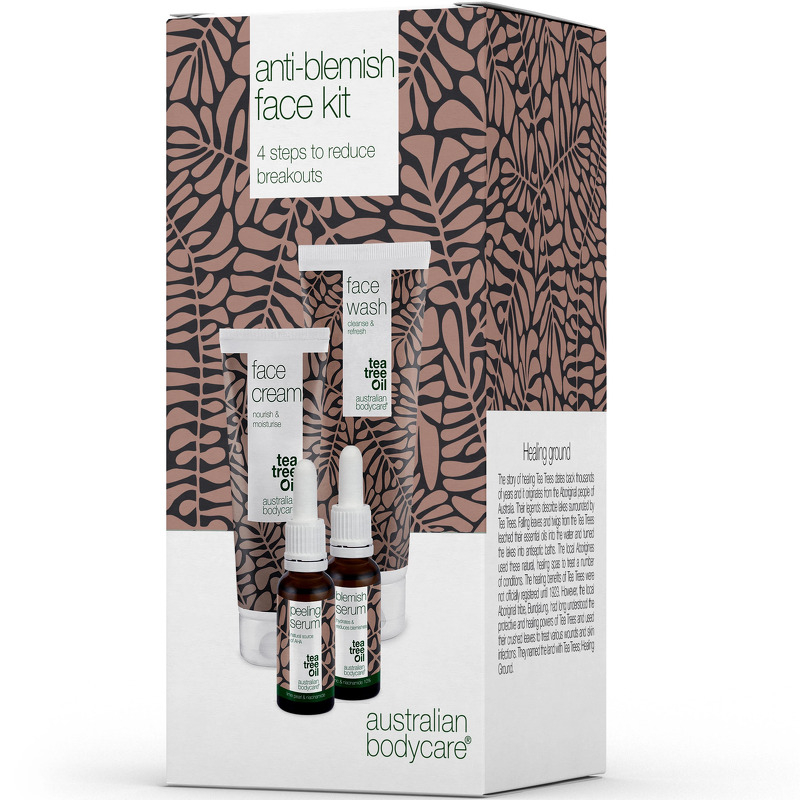 Anti Blemish 4-pak til uren hud og bumser â Dybderensende hudpleje til fedtet hud, bumser og hudorme