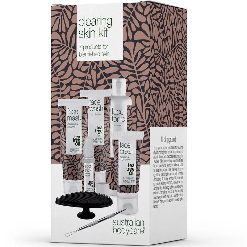 Vintilbud Australian Bodycare Clearing Skin Kit 7 Products køb billig